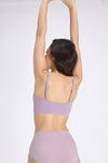Zivame Freeform Padded Non Wired 3/4Th Coverage Bralette - Sea Fog — thumbnail 2